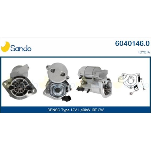 Starter Sando 6040146.0 für Toyota