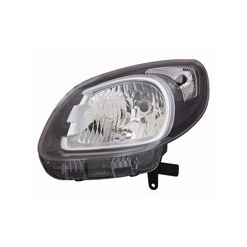 RECHTER SCHEINWERFER KANGOO 2012 PARAB. SCHWARZ RECHTE DEPO-MARKE