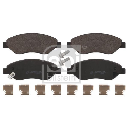 Bremsbelagsatz Scheibenbremse Febi Bilstein 16698 f&uuml;r Opel Vauxhall Vorderachse