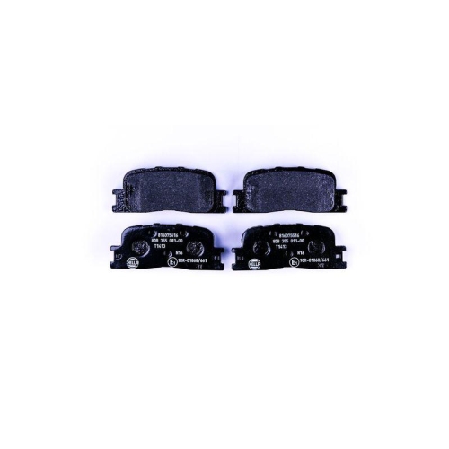 Bremsbelagsatz Scheibenbremse Hella 8DB 355 011-001 f&uuml;r Daihatsu Toyota Lexus