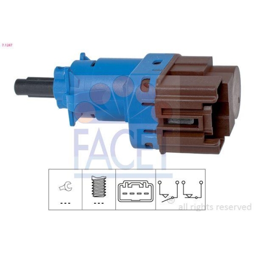 Bremslichtschalter Facet 7.1247 Made In Italy - Oe Equivalent f&uuml;r Alfa Romeo
