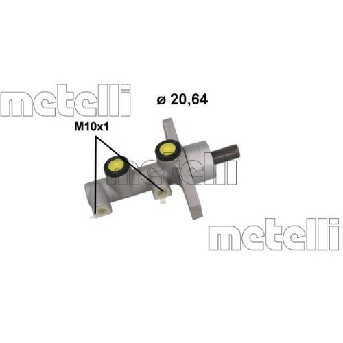 Hauptbremszylinder Metelli 05-1223 f&uuml;r Chevrolet