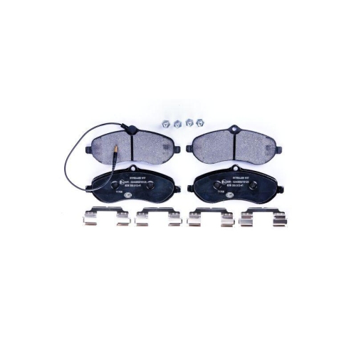 Bremsbelagsatz Scheibenbremse Hella 8DB 355 013-411 f&uuml;r Citro&euml;n Fiat Peugeot