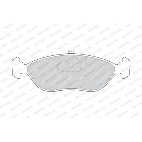 Bremsbelagsatz Scheibenbremse Ferodo FDB897 Premier f&uuml;r Volvo Vorderachse