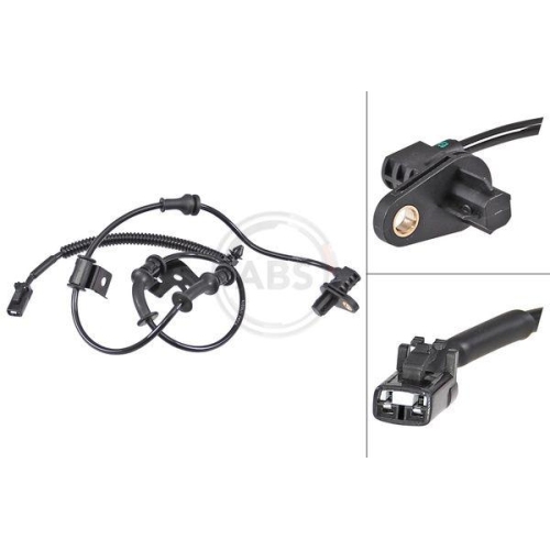 Sensor Raddrehzahl A.b.s. 30331 für Hyundai Kia Vorderachse Rechts