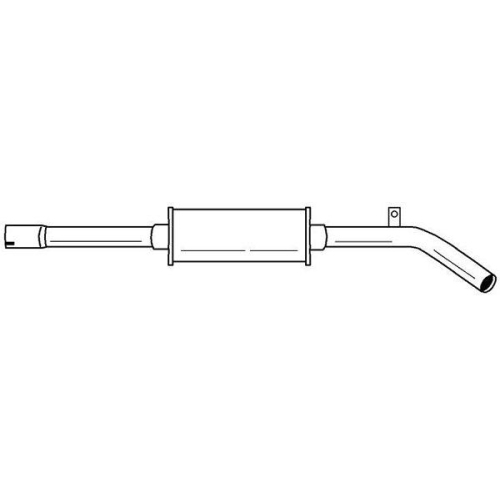 Mittelschalld&auml;mpfer Sigam 50408 f&uuml;r Renault