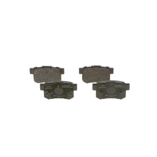 Bremsbelagsatz Scheibenbremse Bosch 0986494358 f&uuml;r Alfa Romeo Fiat Honda Lancia