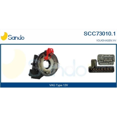 Wickelfeder Airbag Sando SCC73010.1 für Vag Für Fahrzeuge Mit Obd