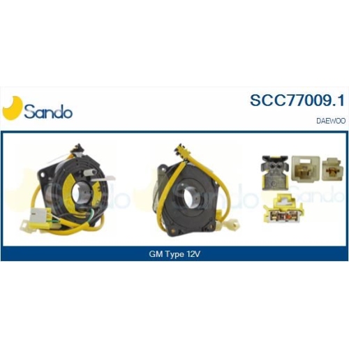 Wickelfeder Airbag Sando SCC77009.1 für General Motors Für Fahrzeuge Mit Obd