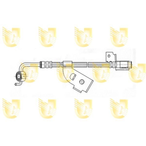 Bremsschlauch Unigom 377301 für Ford Vorderachse Rechts