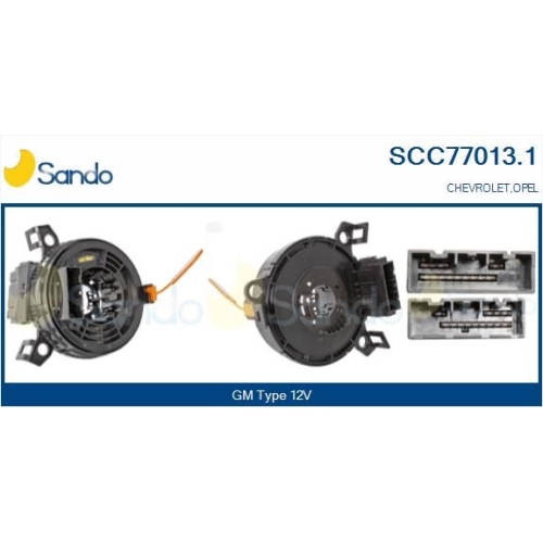 Wickelfeder Airbag Sando SCC77013.1 für Opel General Motors