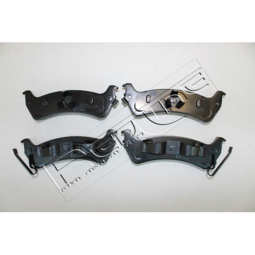 Bremsbelagsatz Scheibenbremse Red-line 27JE000 f&uuml;r Chrysler Jeep Hinterachse