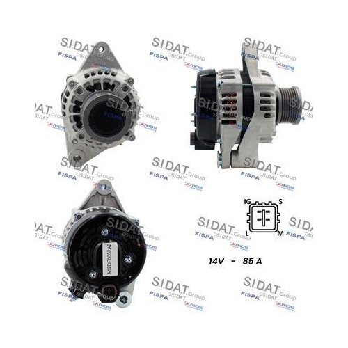 Generator Sidat A12DE0052A2 f&uuml;r Toyota