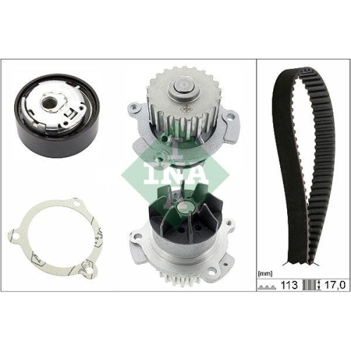 Wasserpumpe + Zahnriemensatz Schaeffler Ina 530 0663 30 f&uuml;r Lada