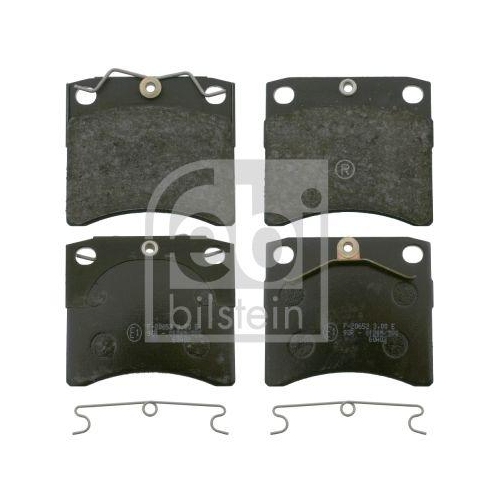 Bremsbelagsatz Scheibenbremse Febi Bilstein 16200 f&uuml;r VW Vorderachse
