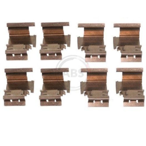 Zubeh&ouml;rsatz Scheibenbremsbelag A.b.s. 1298Q f&uuml;r Audi Citro&euml;n Fiat Seat Skoda VW