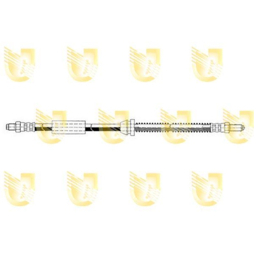 Bremsschlauch Unigom 377306 für Ford Hinten