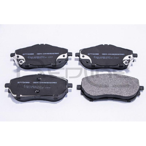 Bremsbelagsatz Scheibenbremse Red-line 27TO088 f&uuml;r Toyota Lexus Vorderachse