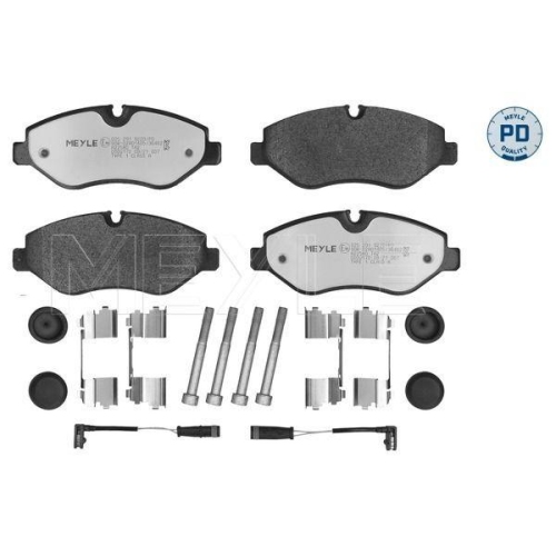 Bremsbelagsatz Scheibenbremse Meyle 0252919220PD f&uuml;r Mercedes Benz Mercedes Benz