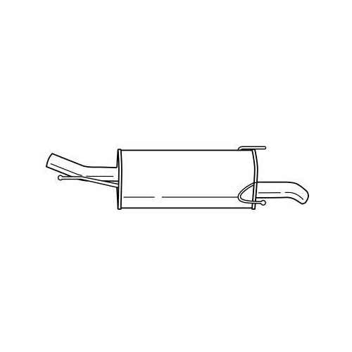 Endschalld&auml;mpfer Sigam 41602 f&uuml;r Opel