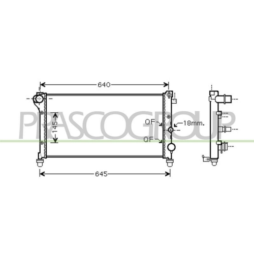 K&uuml;hler Motork&uuml;hlung Prasco FT122R003 Aq f&uuml;r Fiat