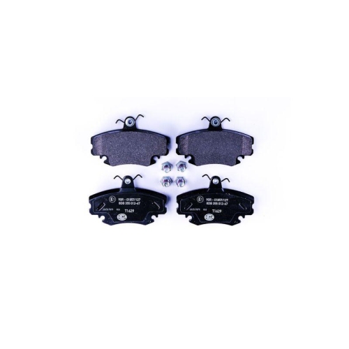 Bremsbelagsatz Scheibenbremse Hella 8DB 355 012-671 f&uuml;r Peugeot Renault Dacia