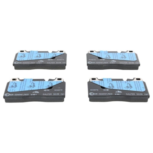 Bremsbelagsatz Scheibenbremse Ate 13-0460-4879-2 f&uuml;r Porsche Vag Vorderachse