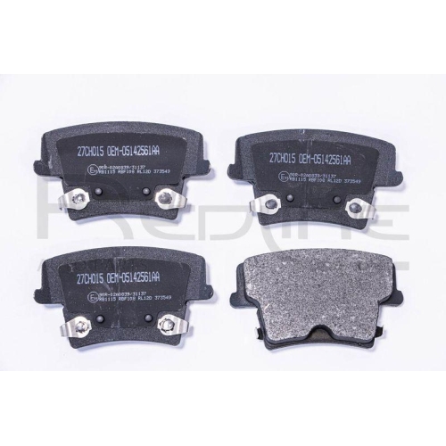 Bremsbelagsatz Scheibenbremse Red-line 27CH015 f&uuml;r Chrysler Fiat Lancia