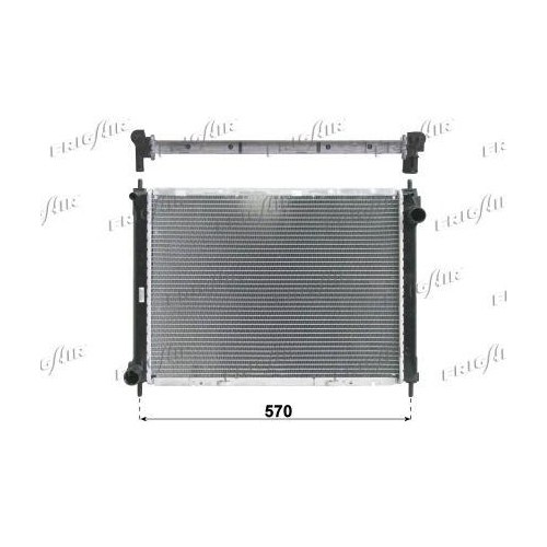 Kühler Motorkühlung Frigair 0121.3025 für Nissan Renault