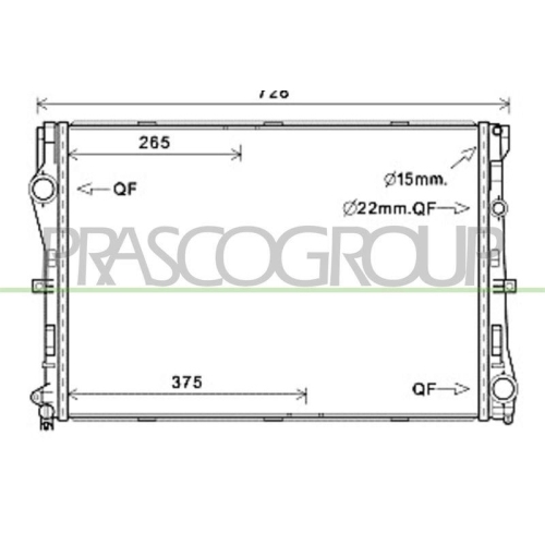 K&uuml;hler Motork&uuml;hlung Prasco ME442R001 Prascoselection f&uuml;r Mercedes Benz