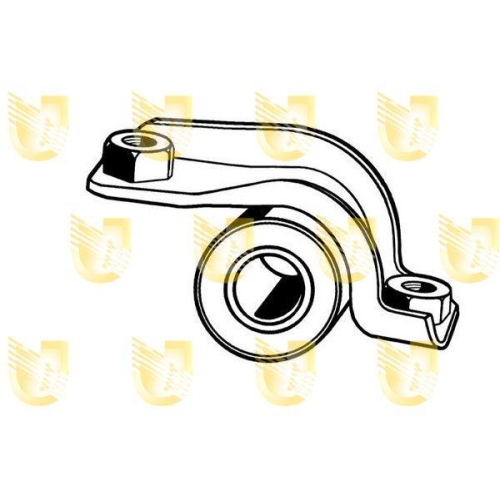 Lagerung Lenker Unigom 392061 für Alfa Romeo Fiat Vorderachse Links Vorne