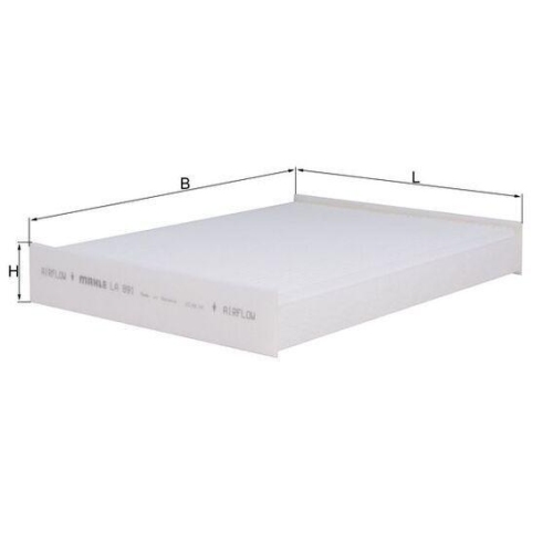 Filter Innenraumluft Mahle LA 891 f&uuml;r Nissan Renault Dacia