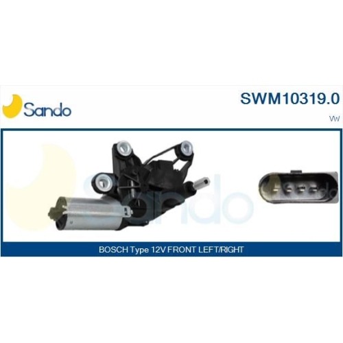Wischermotor Sando SWM10319.0 für Vag Vorne