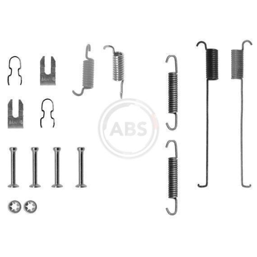 Zubeh&ouml;rsatz Bremsbacken A.b.s. 0739Q f&uuml;r Fiat Ford Lancia Hinterachse