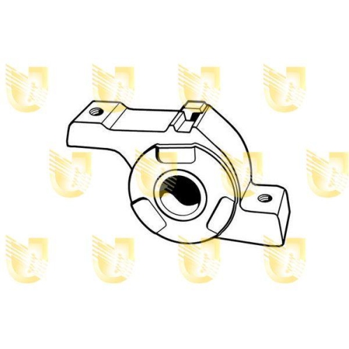 Lagerung Lenker Unigom 392066/1 für Vorderachse Rechts Hinten