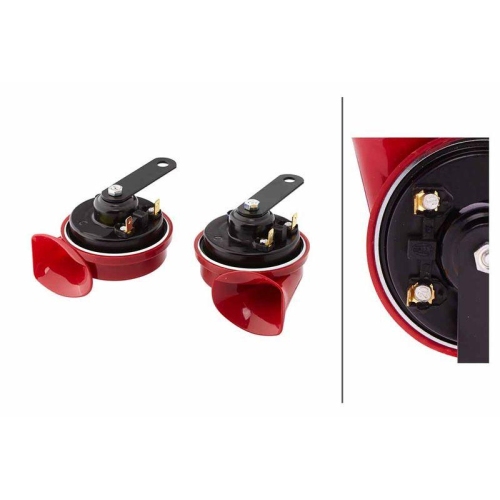 Fanfare Hella 3FH 007 424-811 für Bmw Mack Case Ih Fendt Atlas Copco Agco Artega