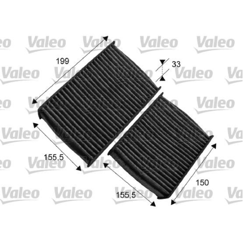 Filter Cabin Air Valeo 715557 Valeo Protect for Citroën Peugeot DS