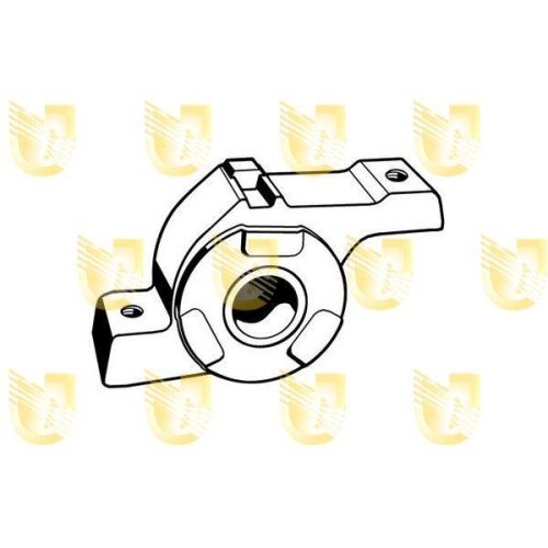 Lagerung Lenker Unigom 392067/1 f&uuml;r Vorderachse Links Hinten