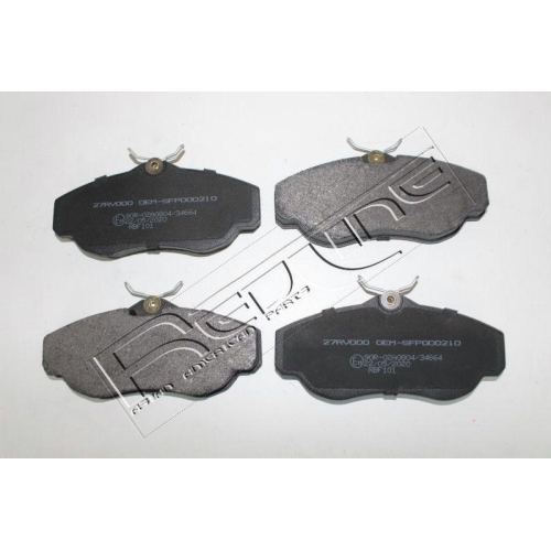 Bremsbelagsatz Scheibenbremse Red-line 27RV000 f&uuml;r Land Rover Vorderachse