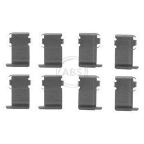 Zubehörsatz Scheibenbremsbelag A.b.s. 1162Q für Mitsubishi Vorderachse