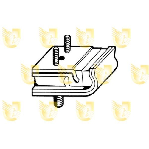 Lagerung Motor Unigom 396032 f&uuml;r VW Hinten