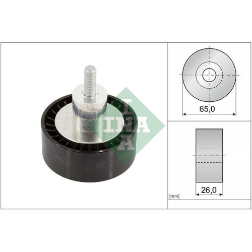 Umlenk /f&uuml;hrungsrolle Keilrippenriemen Schaeffler Ina 532 0908 10 f&uuml;r Ford