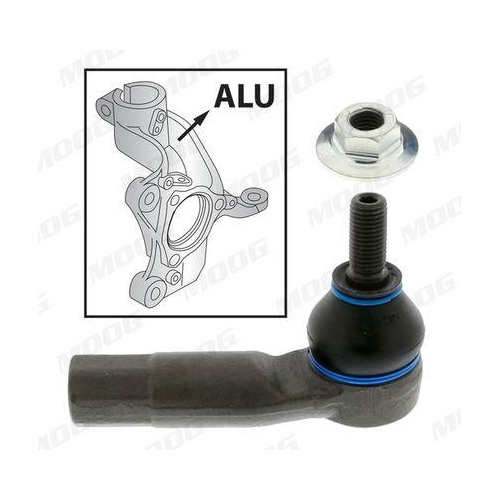 Spurstangenkopf Moog VO-ES-10704 für Audi Seat Skoda VW Cupra Vorderachse Rechts