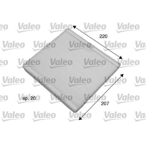 Filter Innenraumluft Valeo 698769 Valeo Essential für Volvo