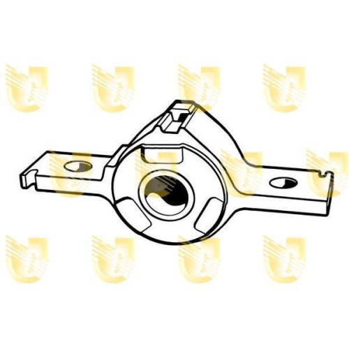 Lagerung Lenker Unigom 392084 für Alfa Romeo Vorderachse Links