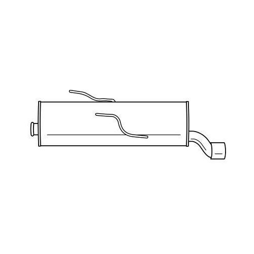 Endschalld&auml;mpfer Sigam 45655 f&uuml;r Peugeot