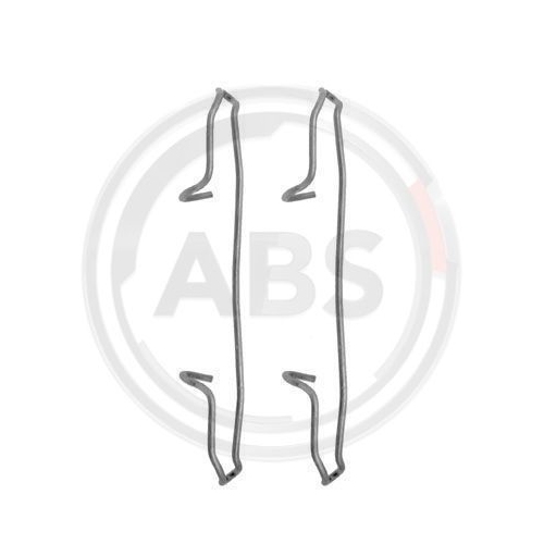 Zubehörsatz Scheibenbremsbelag A.b.s. 1159Q für Alfa Romeo Citroën Fiat Lancia