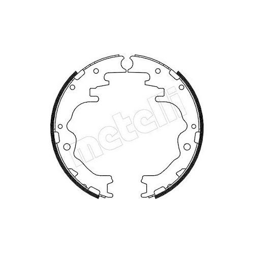Bremsbackensatz Metelli 53-0209 f&uuml;r Mazda Hinterachse