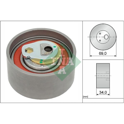 Tensioner Pulley Timing Belt Ina 531 0505 10 for Fiat Iveco