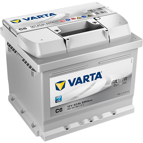 Starterbatterie Varta 5524010523162 Silver Dynamic f&uuml;r Audi Barreiros Fiat Opel